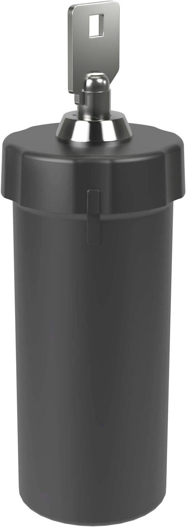 EZY DOSE Pill Box and Medicine, Vitamin Container, Safe for Money & Travel Items, Perfect for On-The-Go, Durable Canister, 2 Keys with Lock, Large, Black, BPA Free | Secure Storage Protects Contents with Dual Key Lock System, Durable Build Ideal For Pe...