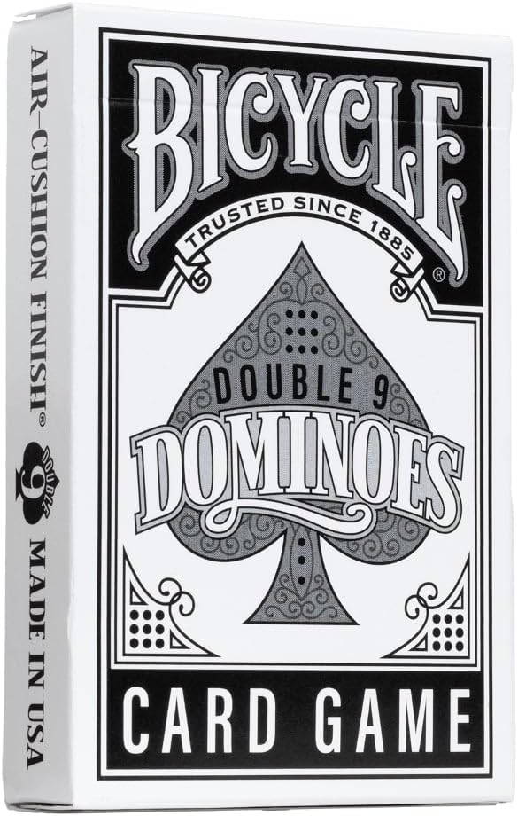 Bicycle Double 9 Dominoes Card Game Deck - A Portable, Easy to Carry Version of The Classic Game of Dominoes