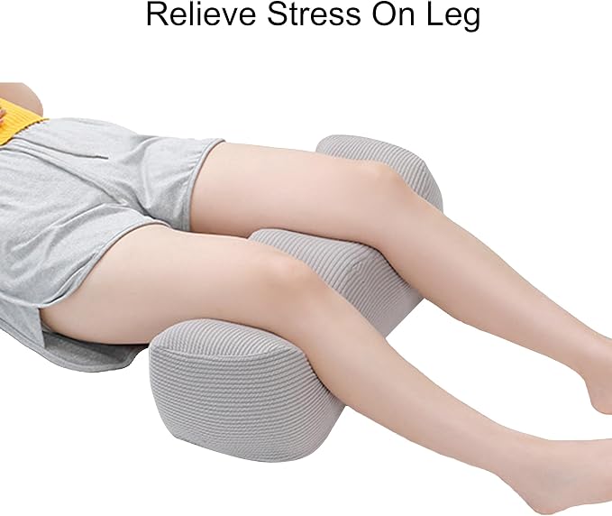 Leg Elevation Pillows For After Surgery,Leg Pillow Elevation Blood Circulation,Leg Wedge Pillow After Knee Replacement Post Surgery,Foot Pillow for Both Leg Swelling,Knee Pillow For Back Sleeping