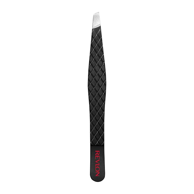 Revlon Expert Slant Tweezer, High Precision For an Easy Hair Removal, Made With Stainless Steel, 1 Count (Pack of 12)