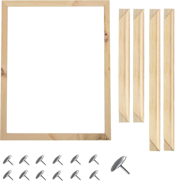 40X50 cm Wooden Frame DIY Picture Frames Art Suitable for Home Decor Painting Digital Diamond Drawing Paintings, Display Pictures 16x20 picture frames for wall (40 * 50CM)
