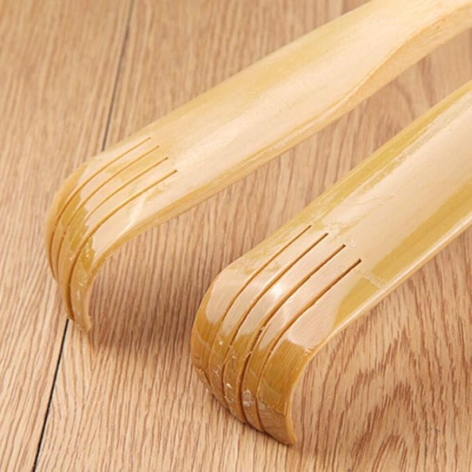 Dependable Industries inc. Essentials 2 Pack Bamboo Back Scratcher Massage Rollers Long Reach Therapeutic
