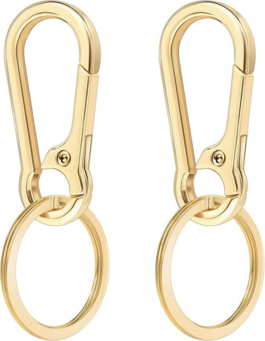 2 Pcs Metal Keyring Chain Ring Holder Keys Organizer for Home Car Keys, Key Finder, Car Keychain