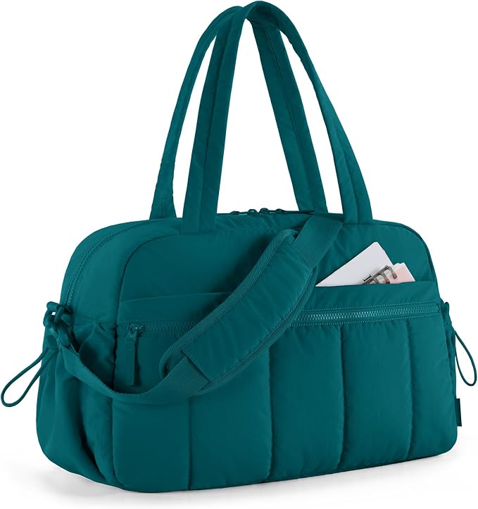 BAGSMART Gym Bag for Women, Duffle Bag for Travel with Wet Pocket, Lightweight Carry on Weekender Duffel, Water Resistant