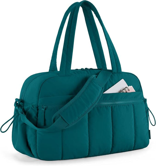 BAGSMART Gym Bag for Women, Duffle Bag for Travel with Wet Pocket, Lightweight Carry on Weekender Duffel, Water Resistant