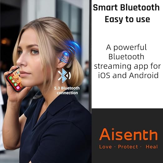 Rechargeable Invisible OTC Hearing Aids for Seniors & Adults - Hearing Aids with Bluetooth for Tinnitus Relief for Ringing Ears, Advanced Sound Algorithm & New Howling Control for All Environments (Quiet Indoor to Noisy Outdoor)