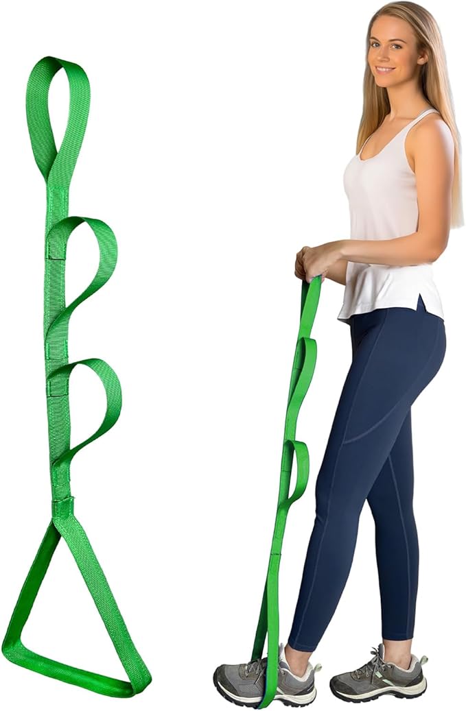 42 Inch Leg Lifter - Leg Lifter Strap Rigid with Multi Loops - Leg Lifter After Hip Replacement, Leg Lifter for After Knee Surgery, Leg Lifters Getting Legs in and Out of Bed, Car, Couch, Wheelchair