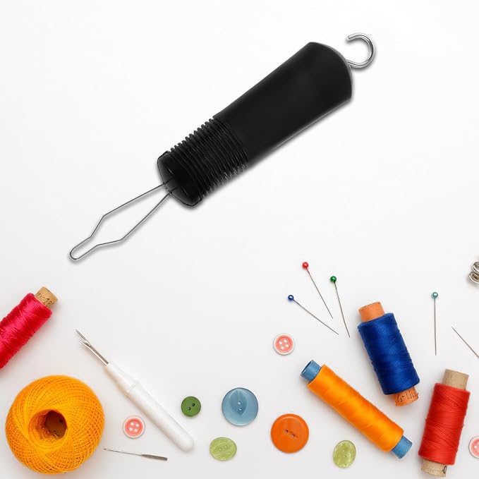 Cabilock Button Hook and Zipper Puller Made of Pp and Metal 2pcs Dressing Aid Tool with Easy Buttoning Feature for Elderly and Individuals with Limited Dexterity, Versatile Use at Home