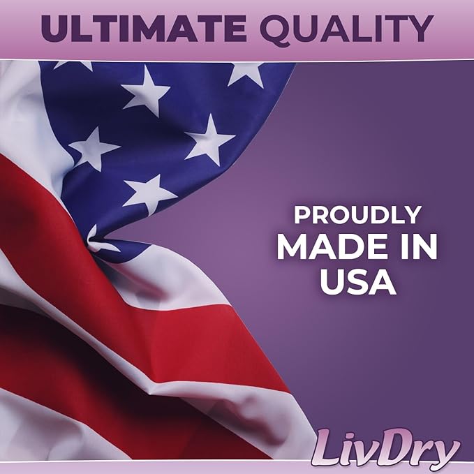 Livdry L Adult Diapers Women Overnight, Ultimate Max Absorbency, All Day or Night Protection, Large (60 Count)