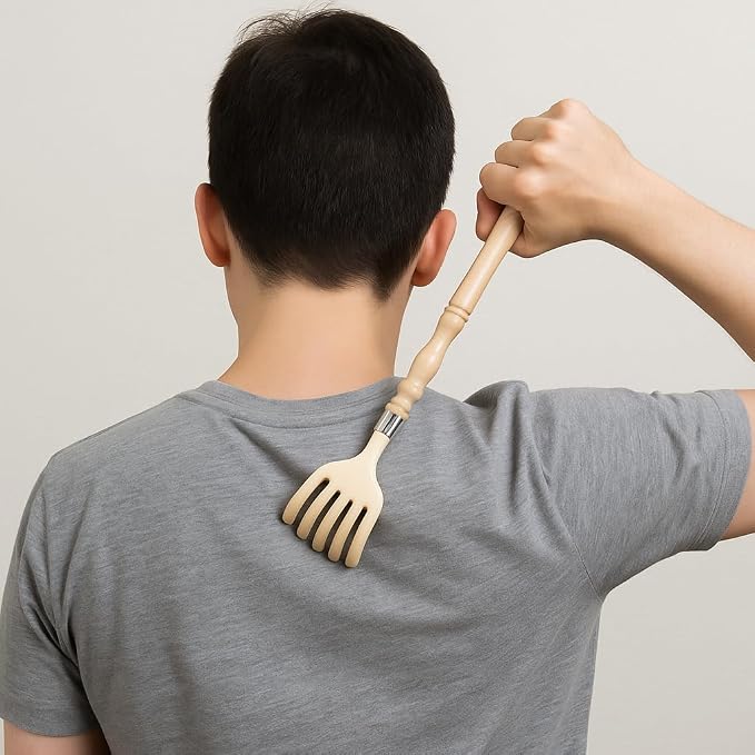 Back Scratcher, 2 Pack Back Scratcher for Men & Women, 18 Inch Long Handle Bamboo Backscratchers for Adults, Ideal Gifts for Mom and Dad