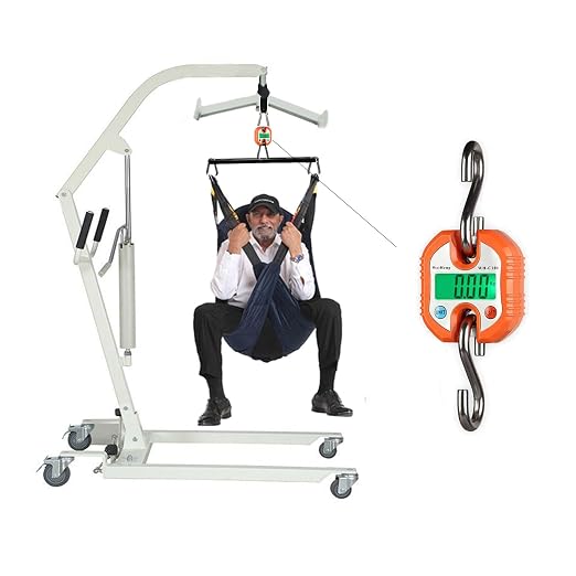 Patient Weight Scale for Home use Patient Lift Scale Maximum Weight 330lb(Color : Orange)