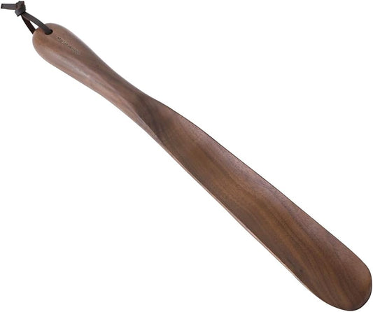 muso wood Shoe Horn Long Handle for Seniors,Wooden Shoehorn for Men, Women, Kids,Pregnancy