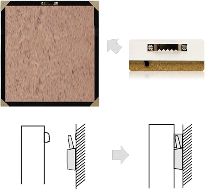 50 Pack Large Sawtooth Picture Hangers Steel Picture Hangers Picture Frames Hangers with Screws Picture Hang Solutions, for Hanging Artwork Picture Frame Hook Photos (Silver，Supports 50 lbs)