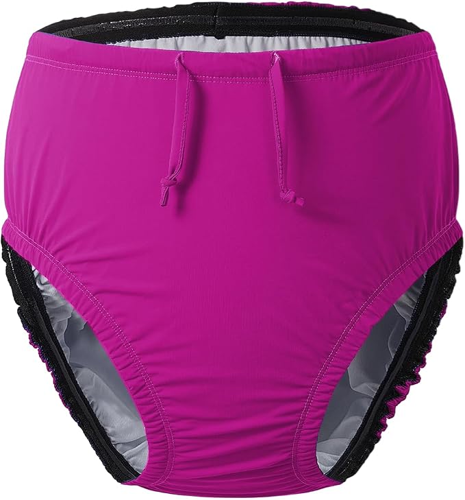 Adult Reusable Swim Diapers Special Needs Swimwear for Incontinence | Adult reusable swim diaper with waterproof leakproof cover for incontinence and pool use