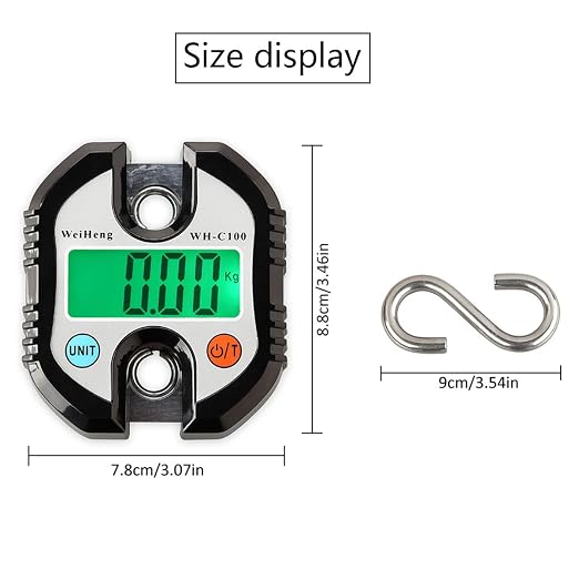 Patient Weight Scale for Home use Patient Lift Scale Maximum Weight 330lb (Color : Black)