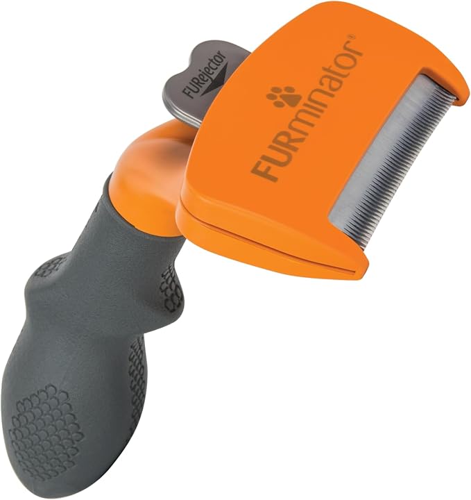 FURminator® Medium Dog Undercoat deShedding Tool, Long Hair, Reduces Loose Hair From Shedding
