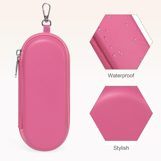 Double Eyeglasses Case, Dual Glasses Sunglasses Organizer with Zipper Closure, Eyewear Storage Box for Men Women Travel