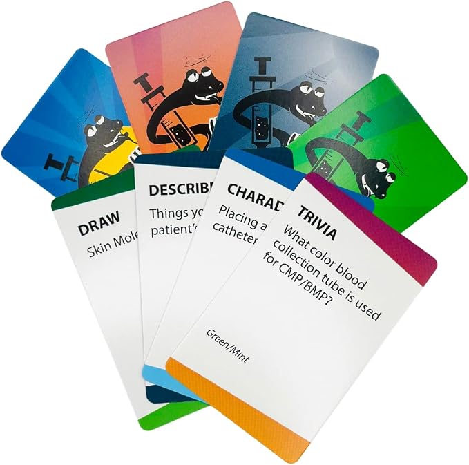 Who Calls The Shots? Fun Card Game for Nurses, Medical Professionals, and Adults - Nurse Gifts, Graduation Party Games 2024, Adult Game Night, Medical Student Gifts