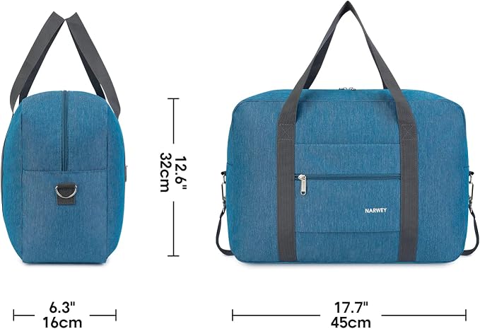 For Spirit Airlines Personal Item Bag Foldable Travel Duffel Bag Tote Carry on Luggage Duffle Overnight for Women and Men