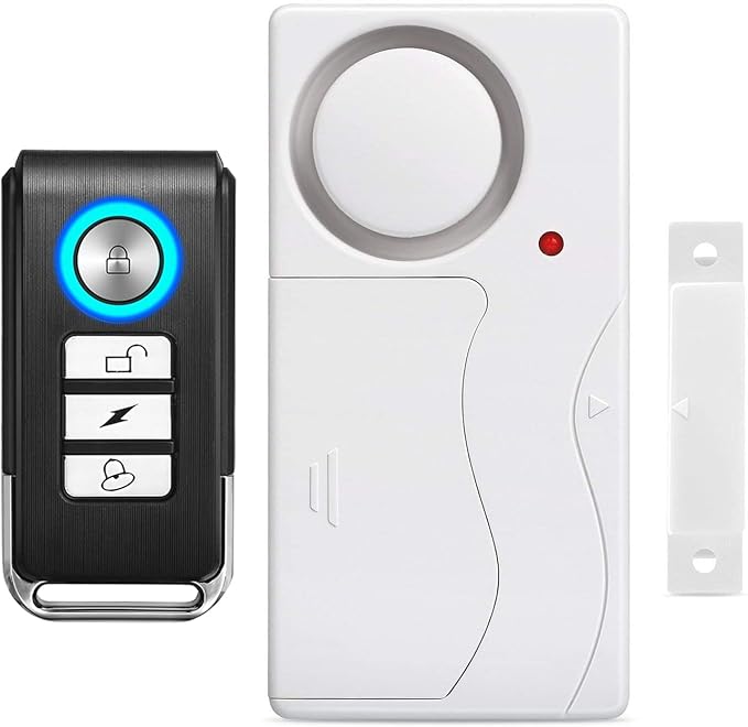 WSDCAM Door Alarm Wireless Anti-Theft Remote Control Door and Window Security Alarms