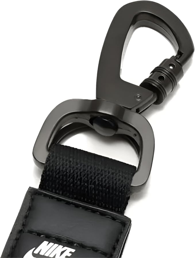 Nike Swoosh Key Holder - Durable Carabiner-Style Clip, Keychain with Iconic Branding
