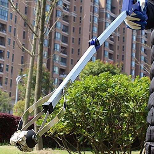 Reacher Grabber 32" Extra Long Folding Reaching Claw Heavy Duty Mobility Aid Arm Extender Gripper Tools for Trash Pick Up Litter Picker Garden Nabber Elderly Arthritis Reach Assist Tool