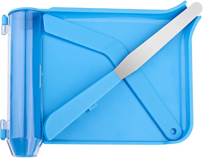 Opret Right Hand Pill Counting Tray with 2 Spatulas, Pill Counter with A Straight Spatula & A L-Spatula for Pharmacy to Count Meds Pills Tablets