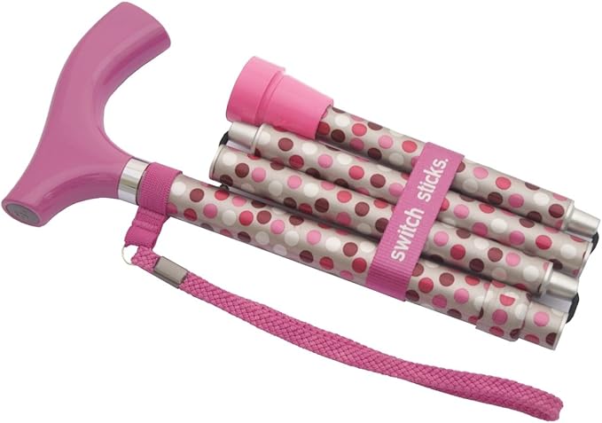 Switch Sticks Walking Cane for Men or Women, Foldable and Adjustable from 32-37 Inches, FSA and HSA Eligible
