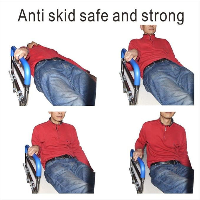 Bedside Assistant Stainless Steel Bedside handrail for The Stable and Foldable Adjustable Senior Bed Safety Rail and Bedside Standing Assist Grab Bar