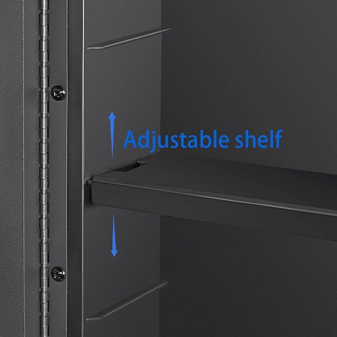 Black Plastic Bathroom Medicine Mirror Cabinet Beveled Edge, 16 x 20 inch, Surface and Recessed Mount