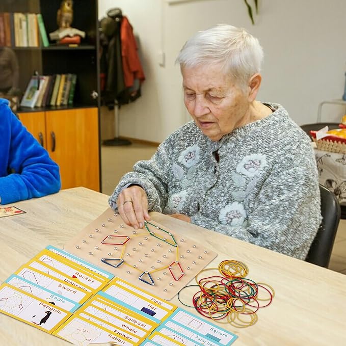 HNYG Dementia Activities for Seniors,Alzheimers Dementia Products for Elderly,Toys for Alzheimers Patients,Brain Games for Seniors, Gifts for Dementia Patients ﻿