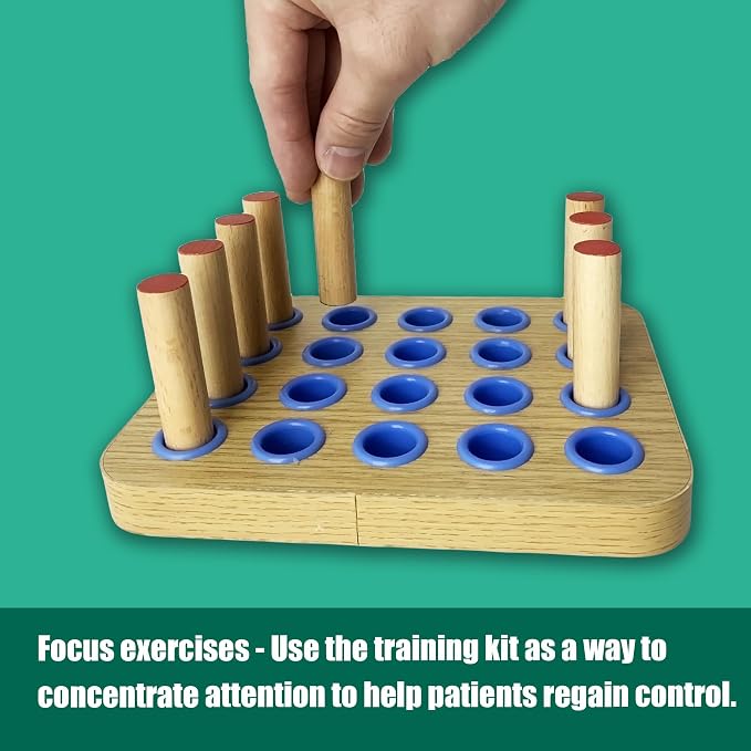 Stroke Training Equipment - Stroke Hand Exercise Tools Finger Arm Exercise Activities for Stroke Seniors Patient Elderly