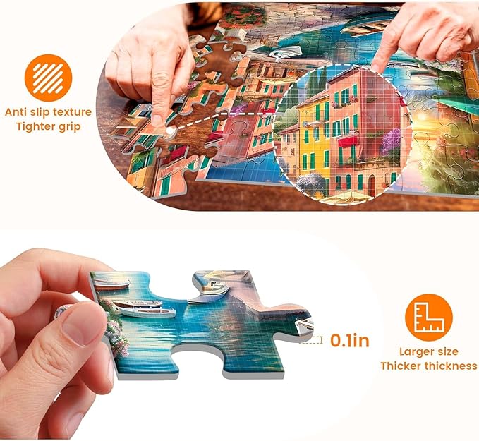 3 Pack 48 Piece Jigsaw Puzzle for Seniors Dementia Puzzles for Elderly Large Piece Puzzle for Seniors Dog Bird Dementia Alzheimer's Products Activities for Seniors Nursing Home Gift 15.7 * 11.8IN