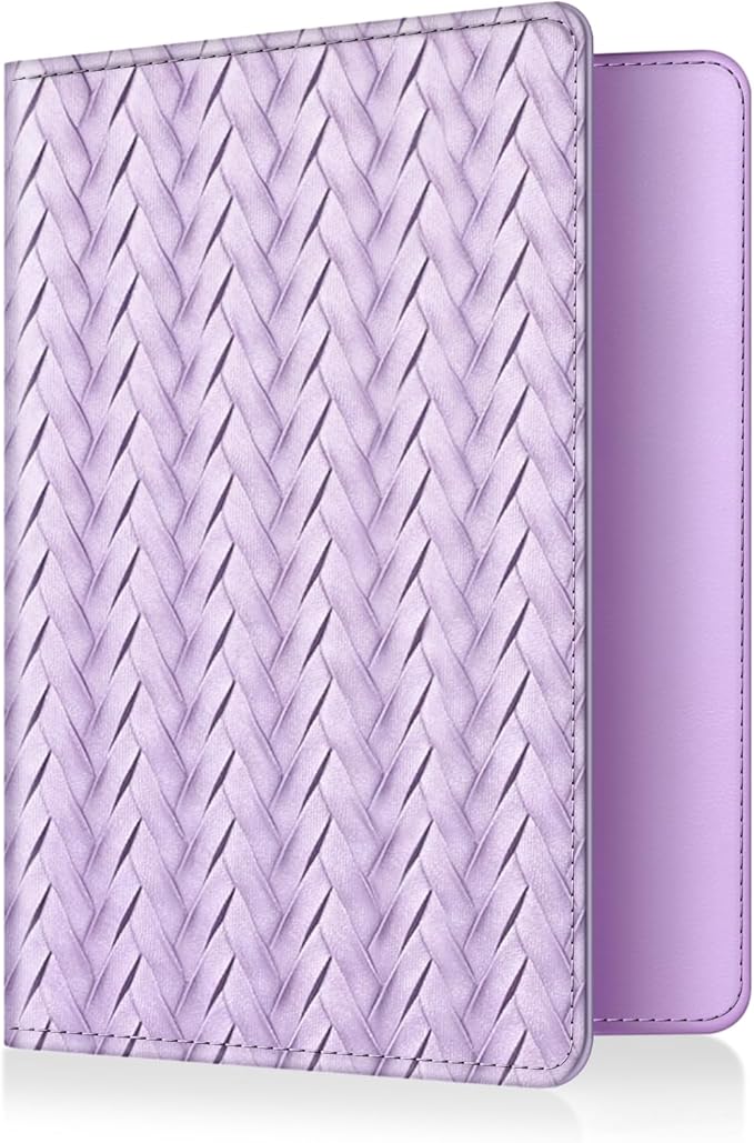 FINTIE Passport Holder, Slim Travel Wallet RFID Blocking Card Case Cover | Passport Cover Protector Essentials with Credit Card Slots, For Women/Men
