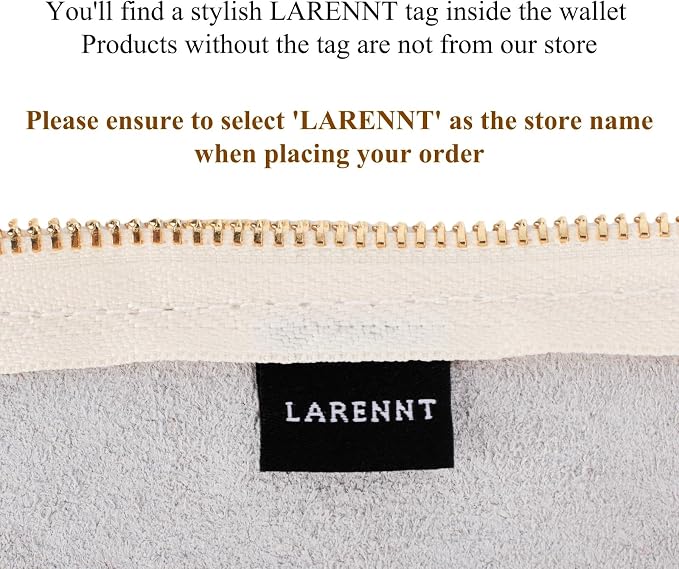 Full Grain Leather Coin Purse with Key Chain - Small Change Purse Keychain Card Holder Keychain Pouch Small Keychain Wallet for Women and Men (Creamy-white), LA-2312