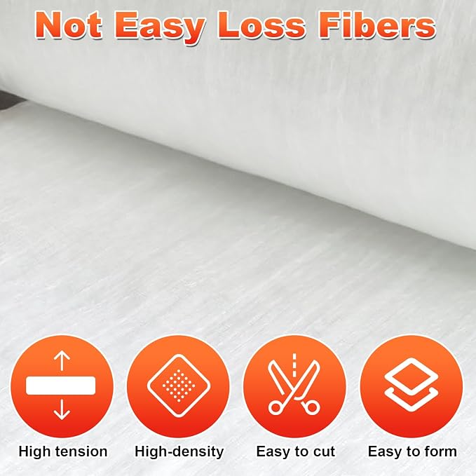 Ceramic Fiber Blanket, Fireproof Insulation Baffle, Rated to 2400F, Size 48"x24", 1" Thick, High-Temperature Resistance for Pizza Oven Stoves, Kilns, Forges, Pipes Insulation