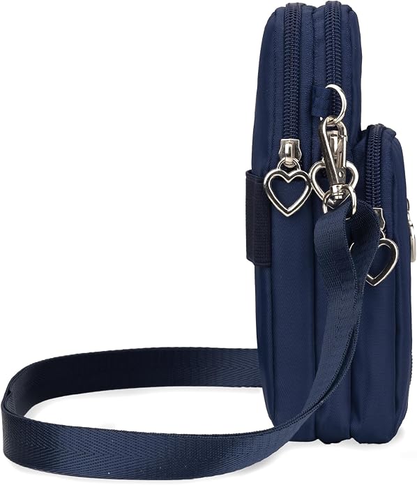 Small Crossbody Bag for Women - Mini Phone Purses with Crossbody Strap and Wallet - Nylon Arm Bag