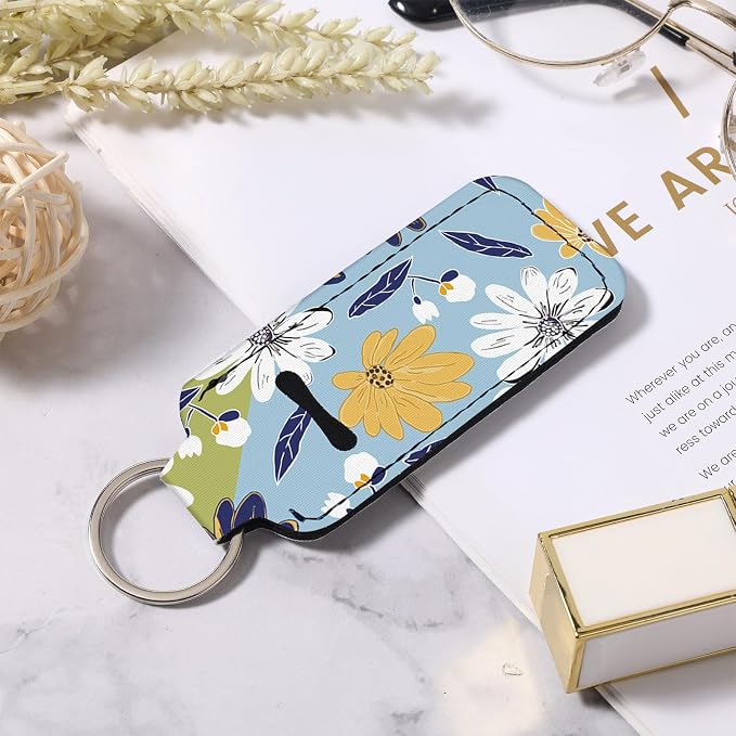 Chapstick Holder Keychain Lip Balm Holder with Clip