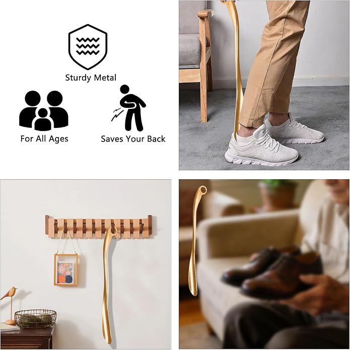 Shoe Horn Long Handle for Men Women Shoehorn for Seniors
