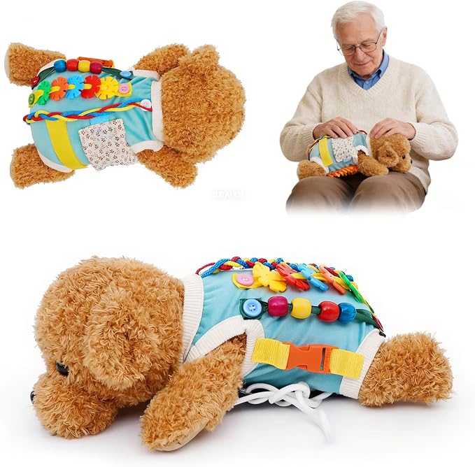 Dog Fidget Blanket, Dementia Products for Elderly, Best Gifts for Elderly Dementia Patients