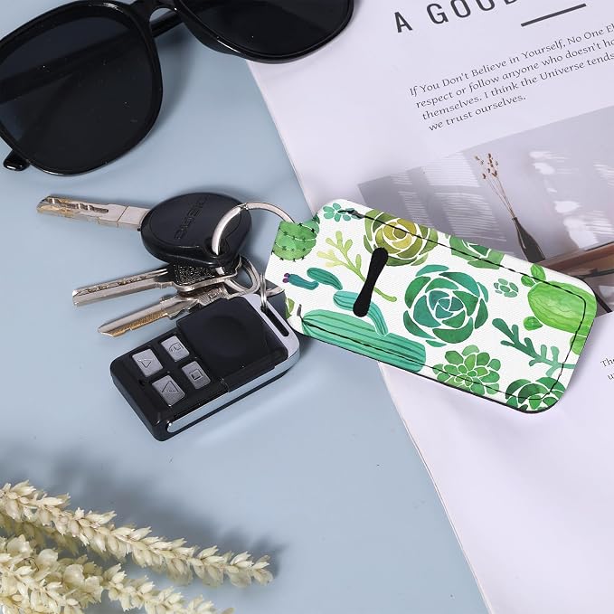 Chapstick Holder Keychain Lip Balm Holder with Clip