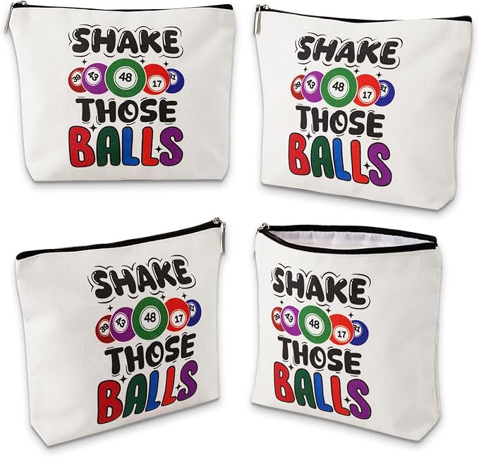 Bingo Bags with Pockets on Clearance,Zipper Bingo Daubers Bags Supplies Accessories,Gifts for Game Lover Gambler Adults Seniors Elderly Set of 2