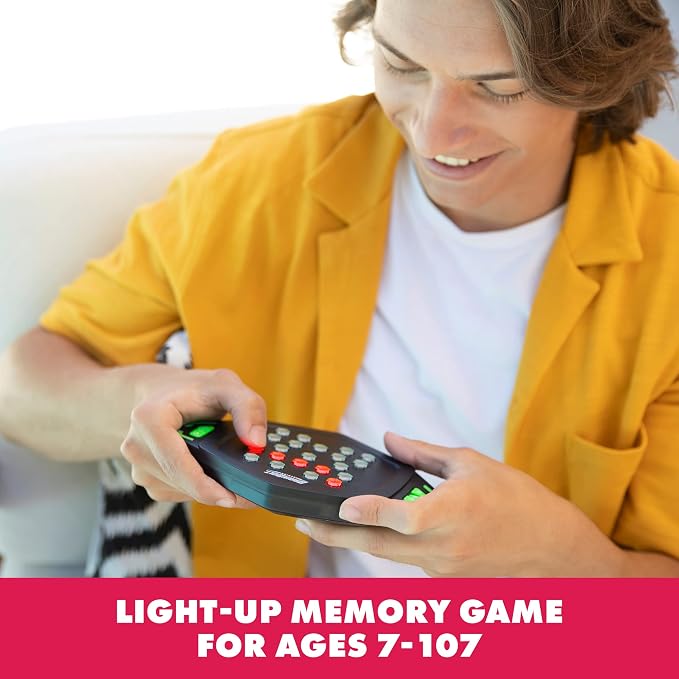 Educational Insights BrainBolt Genius - Puzzle Memory Game for Kids, Teens and Adults, Handheld Electronic Brain Travel Games, Gift for Gamers, Games for Kids 8-12, Fidget Memory Game