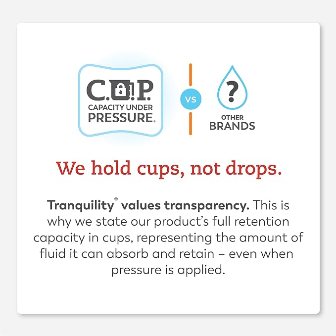 Tranquility SmartCore Adult Disposable Briefs, Incontinence Control with Breathable Kufguard Technology, Fastening Tabs & Wetness Indicator, Latex-Free, Adult Small, 22oz Capacity, 100ct Case