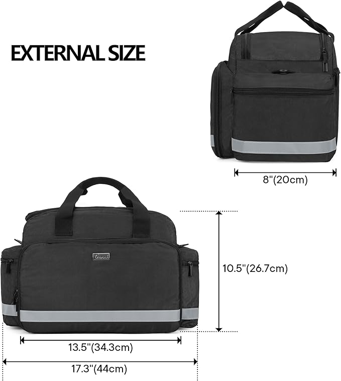 Trunab Home Health Nurse Bag Medical Bag Organizer with Handle | with Shoulder Strap for Home Visit, Travel, Nursing Student