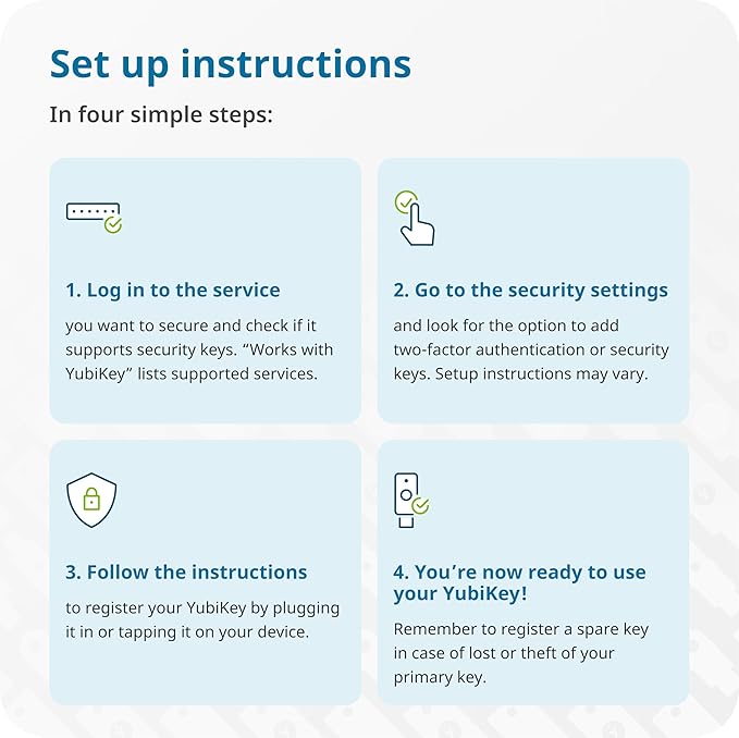 Yubico - YubiKey 5 NFC - Multi-Factor authentication (MFA) Security Key and passkey, Connect via USB-A or NFC, FIDO Certified - Protect Your Online Accounts