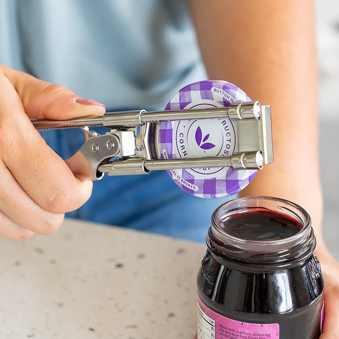 Oleex Jar Opener for Weak Hands (x2) with Keychain Bottle Cap Opener. Easy Seniors Arthritis, Kids Openers. Gripper Tight Lid Opener, Kitchen Gadgets