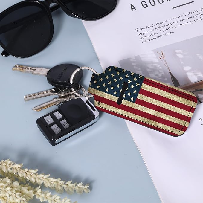 Chapstick Holder Keychain Lip Balm Holder with Clip