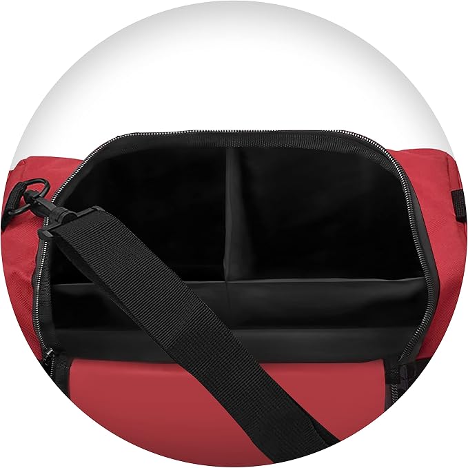 ASA TECHMED First Aid Responder EMS Emergency Medical Trauma Bag Deluxe, Red