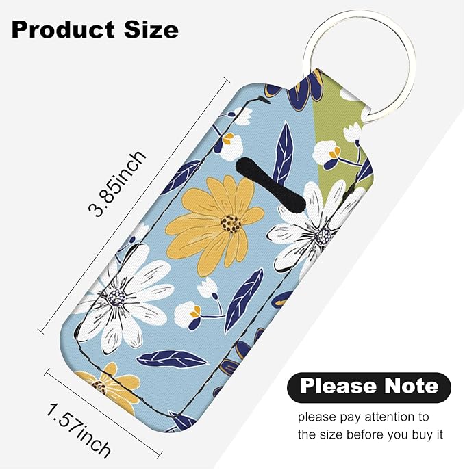 Chapstick Holder Keychain Lip Balm Holder with Clip